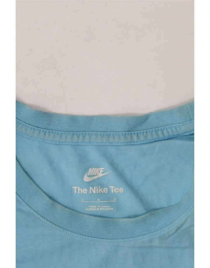 Мужская футболка NIKE, большая синяя