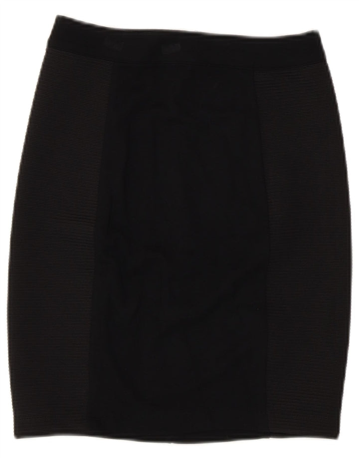 Женская юбка-карандаш French Connection UK 8, маленькая W26, черный полиэстер