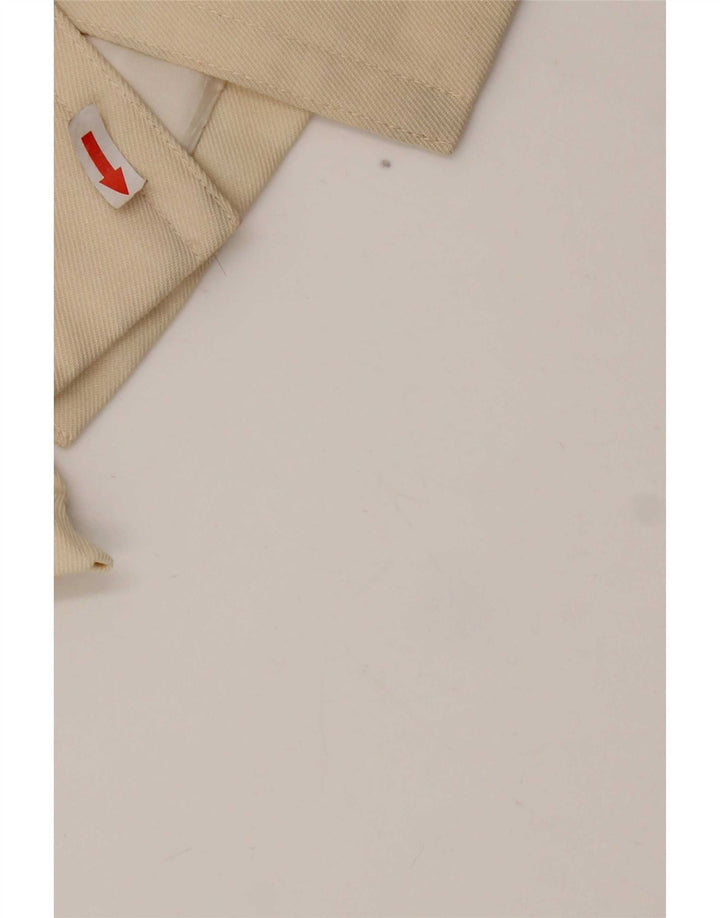 Винтажный женский пиджак на 3 пуговицах IT 46, большой Off White