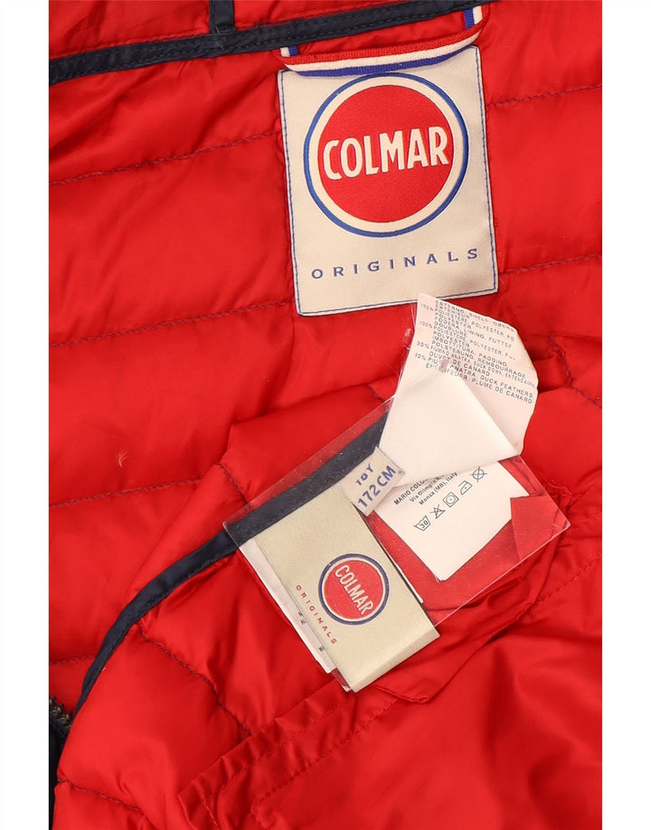 Colmar Пуховая куртка с капюшоном для мальчиков 15-16 лет Темно-синий полиэстер