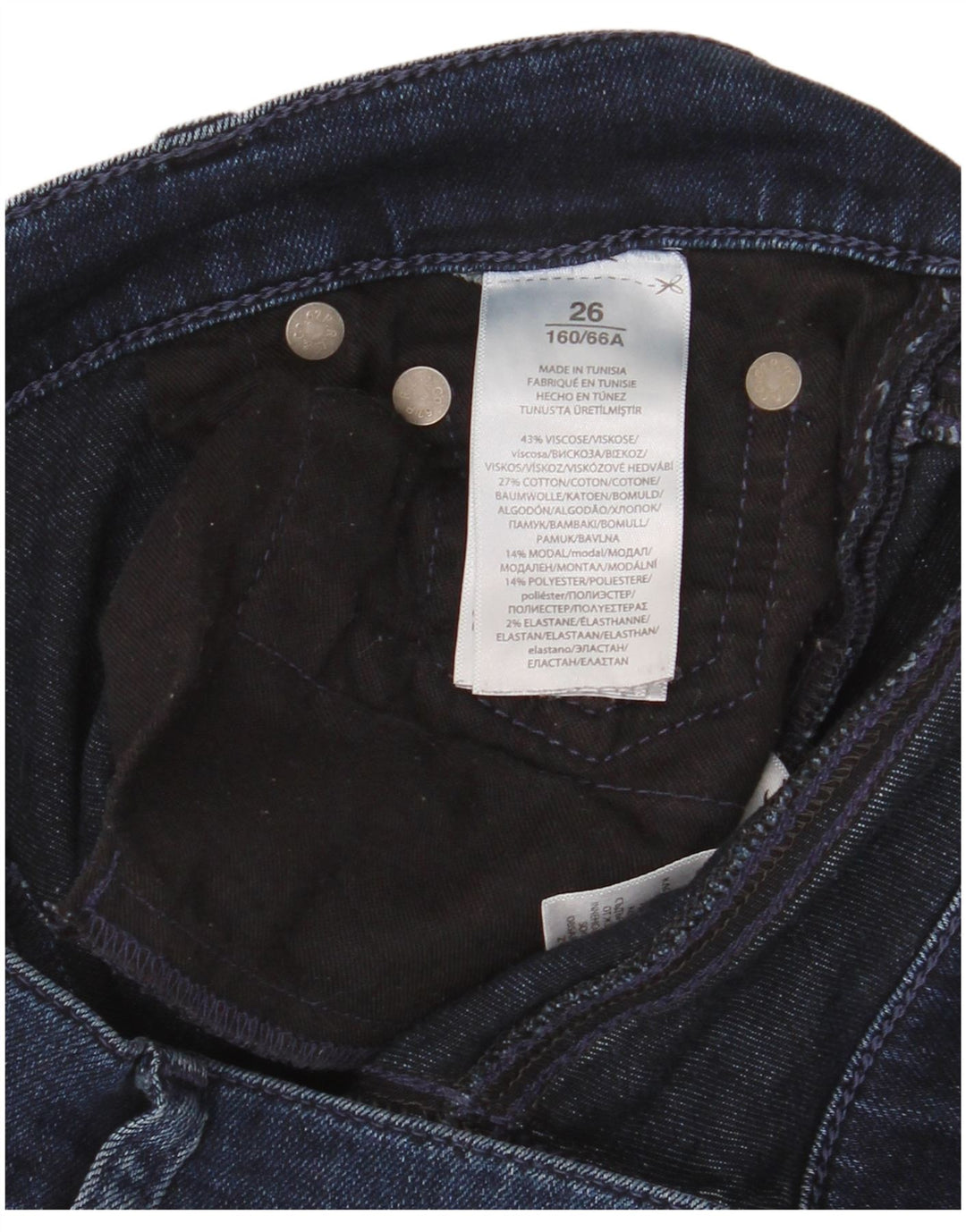 Женские джинсы скинни RALPH LAUREN W26 L30 Синие, вискоза