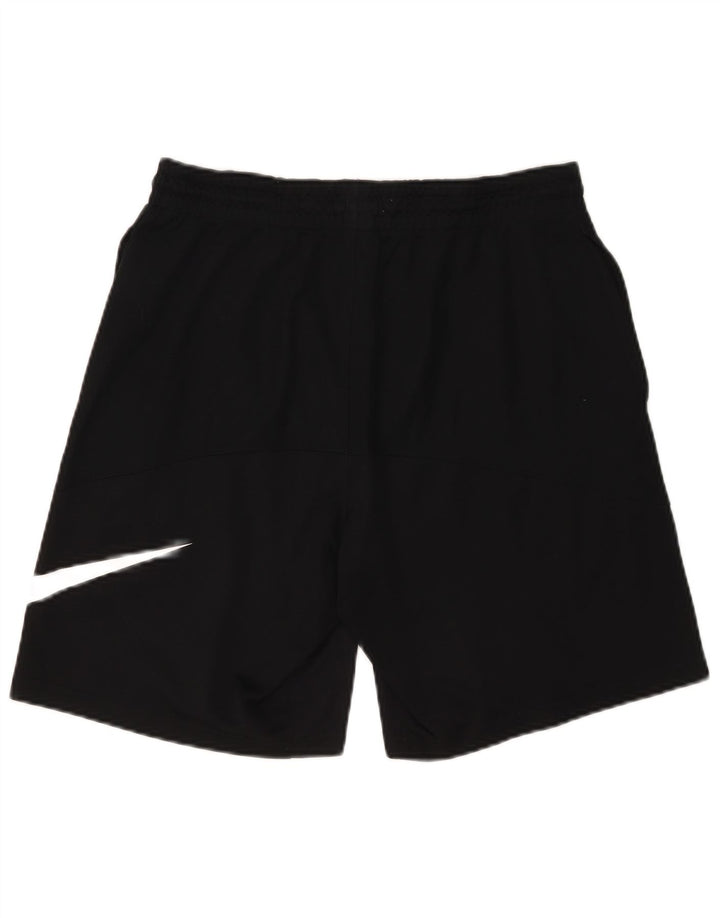 Мужские спортивные шорты Nike Dri Fit с графикой, средний черный полиэстер