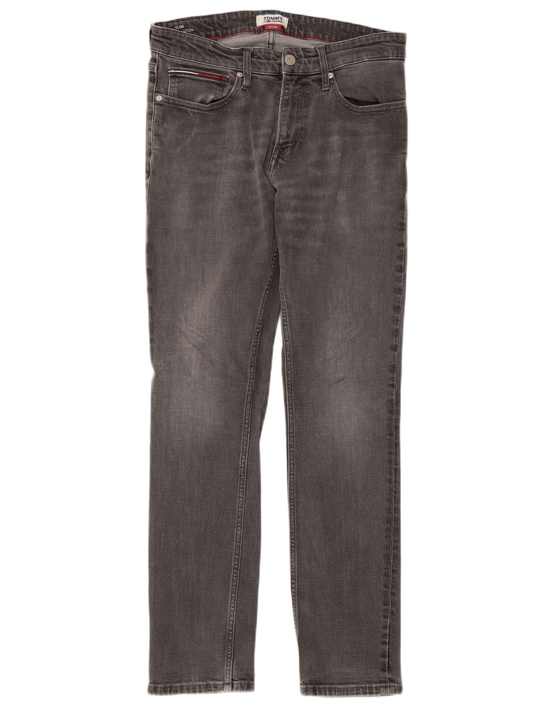 TOMMY HILFIGER Мужские джинсы Scanton Slim W32 L30 Серый хлопок