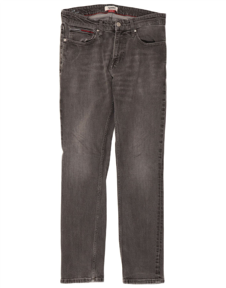 TOMMY HILFIGER Мужские джинсы Scanton Slim W32 L30 Серый хлопок