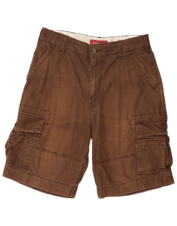Мужские шорты-карго Levi's W32, хлопковые, среднего коричневого цвета