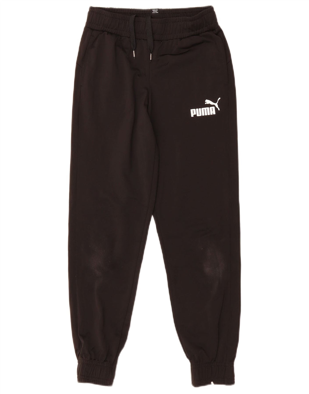 PUMA Boys Tracksuit Trousers Joggers 9-10 Years  Black Polyester