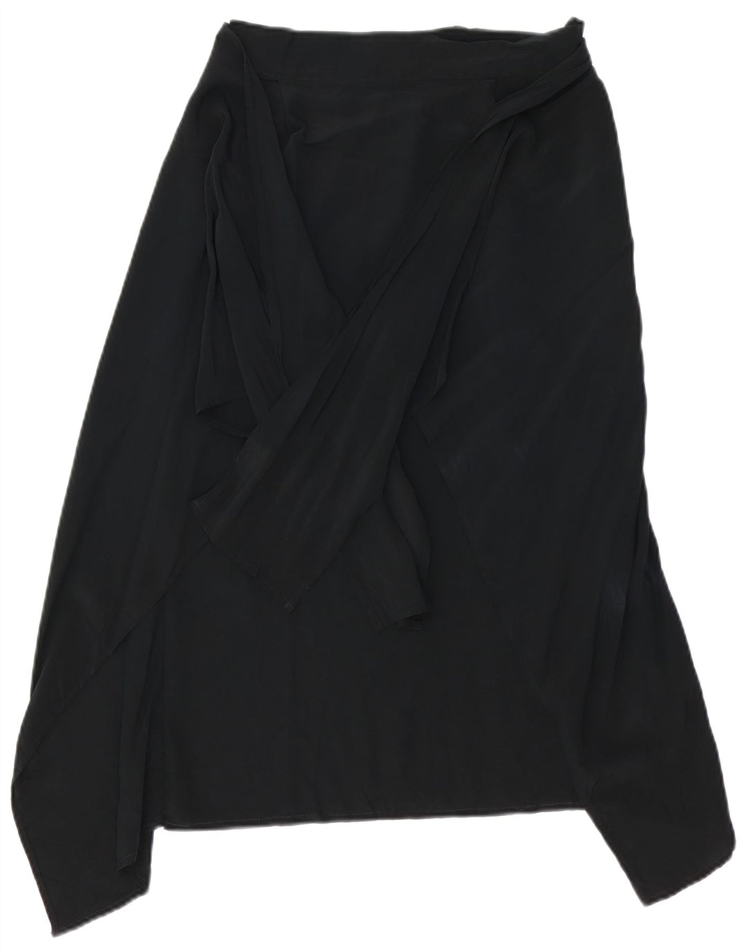 MAX MARA Женская асимметричная юбка с запахом Pianoforte IT 40 Small W28 Черная