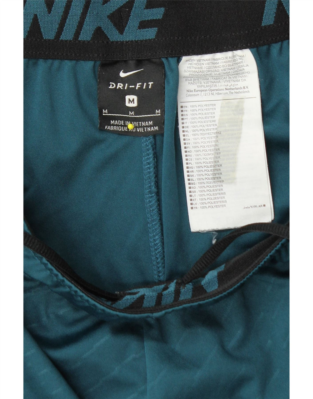 Мужские спортивные шорты Nike Dri Fit с графикой, полиэстер среднего размера, синие полоски