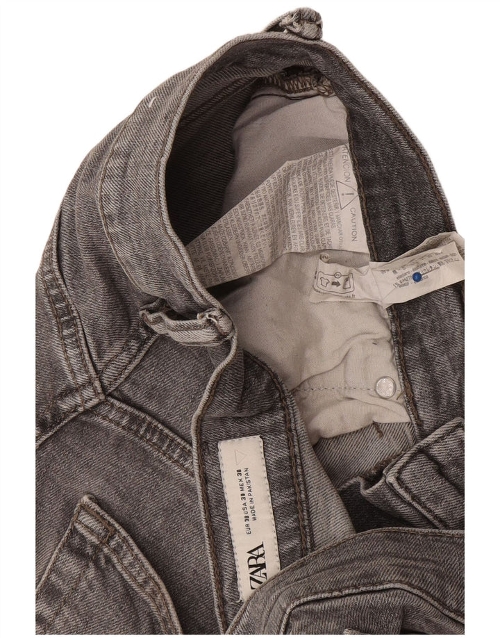 Мужские узкие джинсы Zara EU 38 Small W30 L29 Серый хлопок