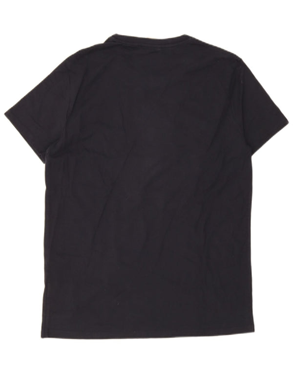 Superdry Мужская футболка с рисунком, большой темно-синий хлопок