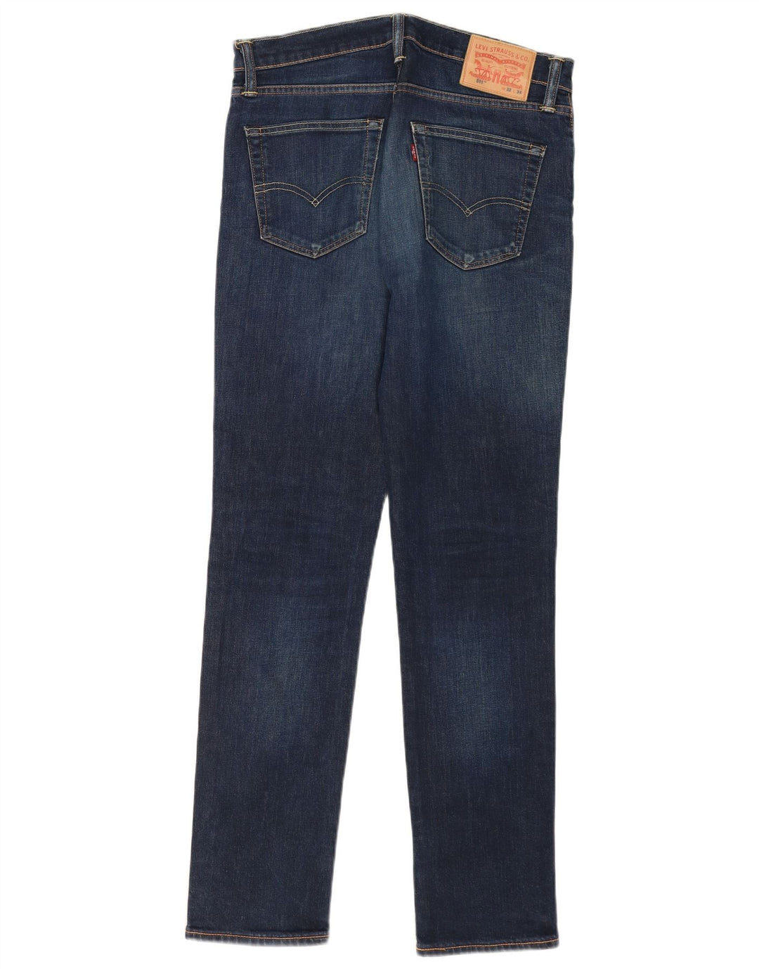 Мужские джинсы Levi's 511 Slim W32 L34 Темно-синие, хлопок