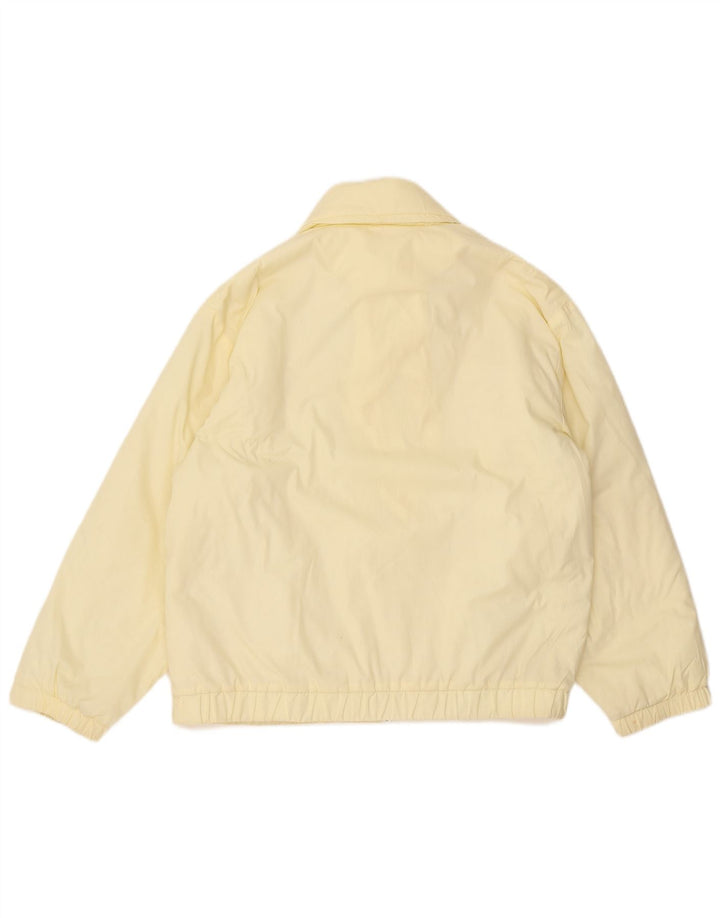 VINTAGE Womens Padded Jacket UK 18 XL Off White Polyester