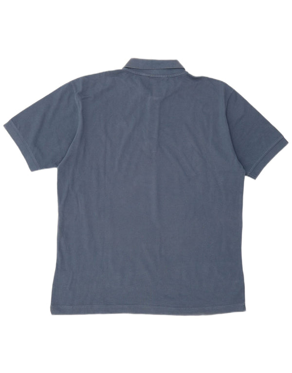 Мужская рубашка-поло KAPPA XL, темно-синяя, хлопок