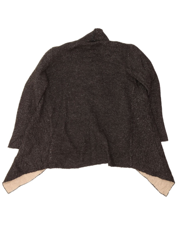 Женский открытый кардиган Zara UK 16, большой черный акрил