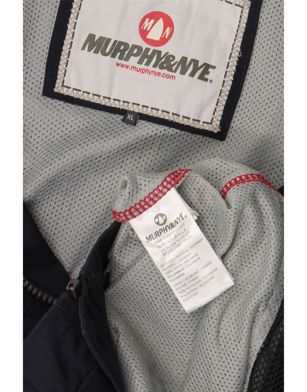 Мужская дождевик Murphy & Nye UK 42 XL Темно-синий нейлон