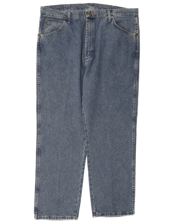 Мужские прямые джинсы Wrangler W40 L30 синие, хлопок