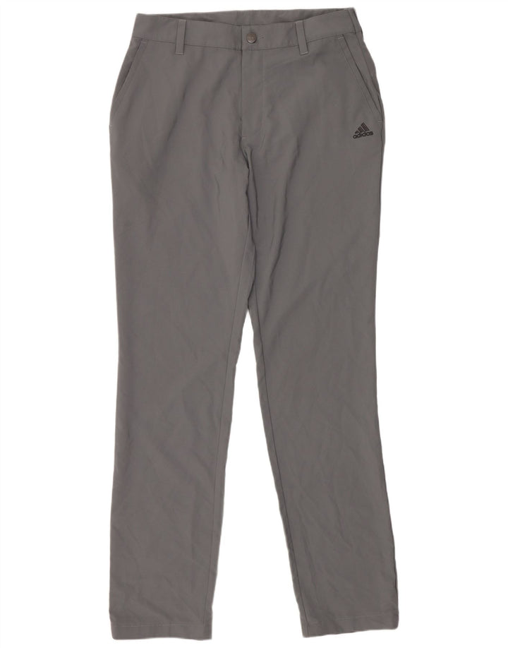 Женские брюки-чиносы Adidas Slim Fit W30 L34, серый полиэстер