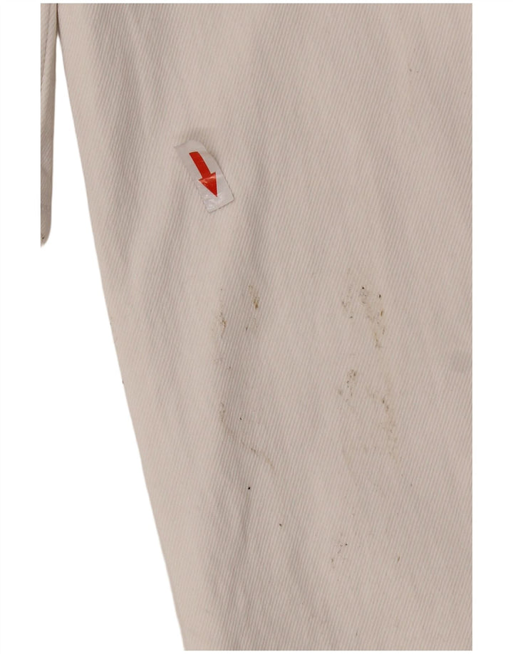 Женский джинсовый комбинезон Zara UK 14, большой размер, белый хлопок