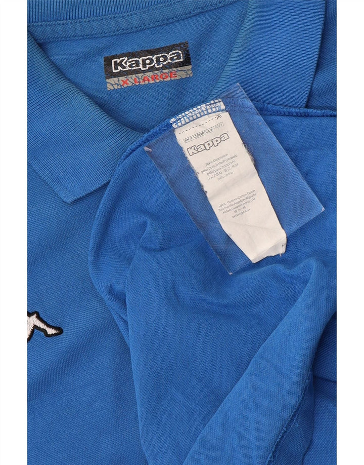 KAPPA Mens Polo Shirt XL Blue Cotton