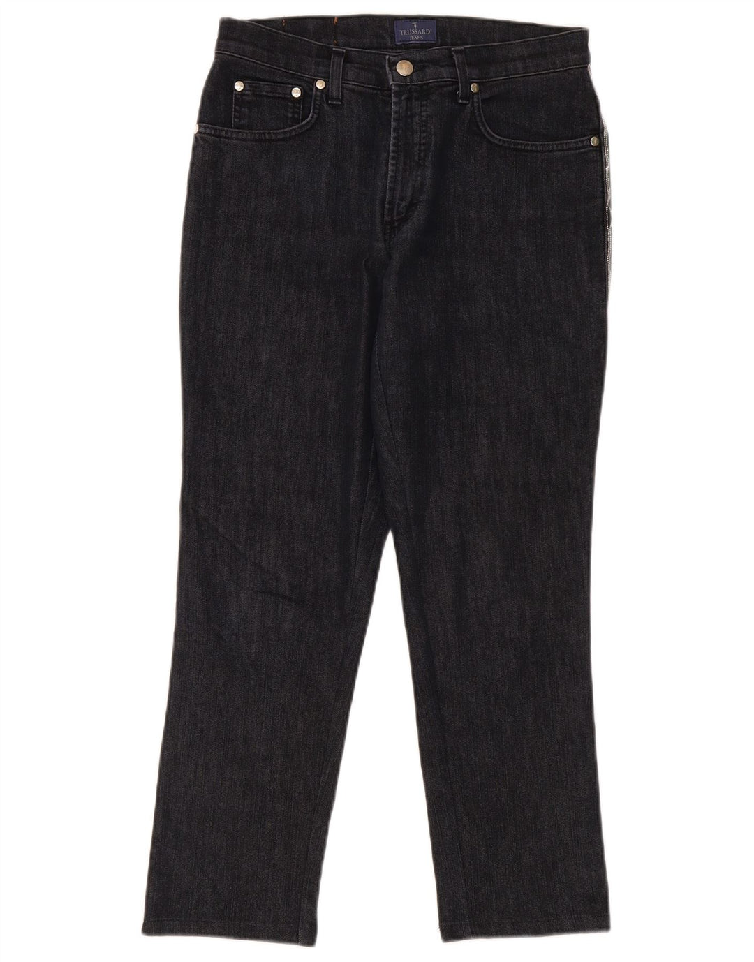 Женские прямые джинсы Trussardi W28 L26 Темно-синие