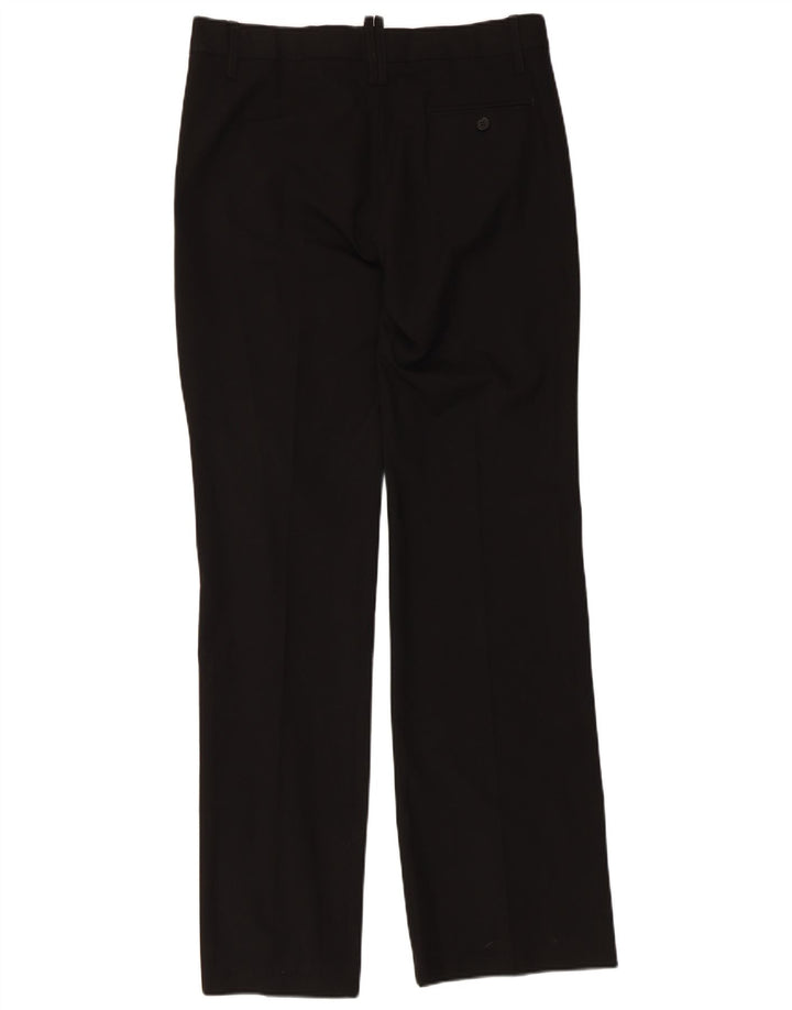 Женские прямые брюки чинос Zara EU 40 Medium W30 L34, черный полиэстер