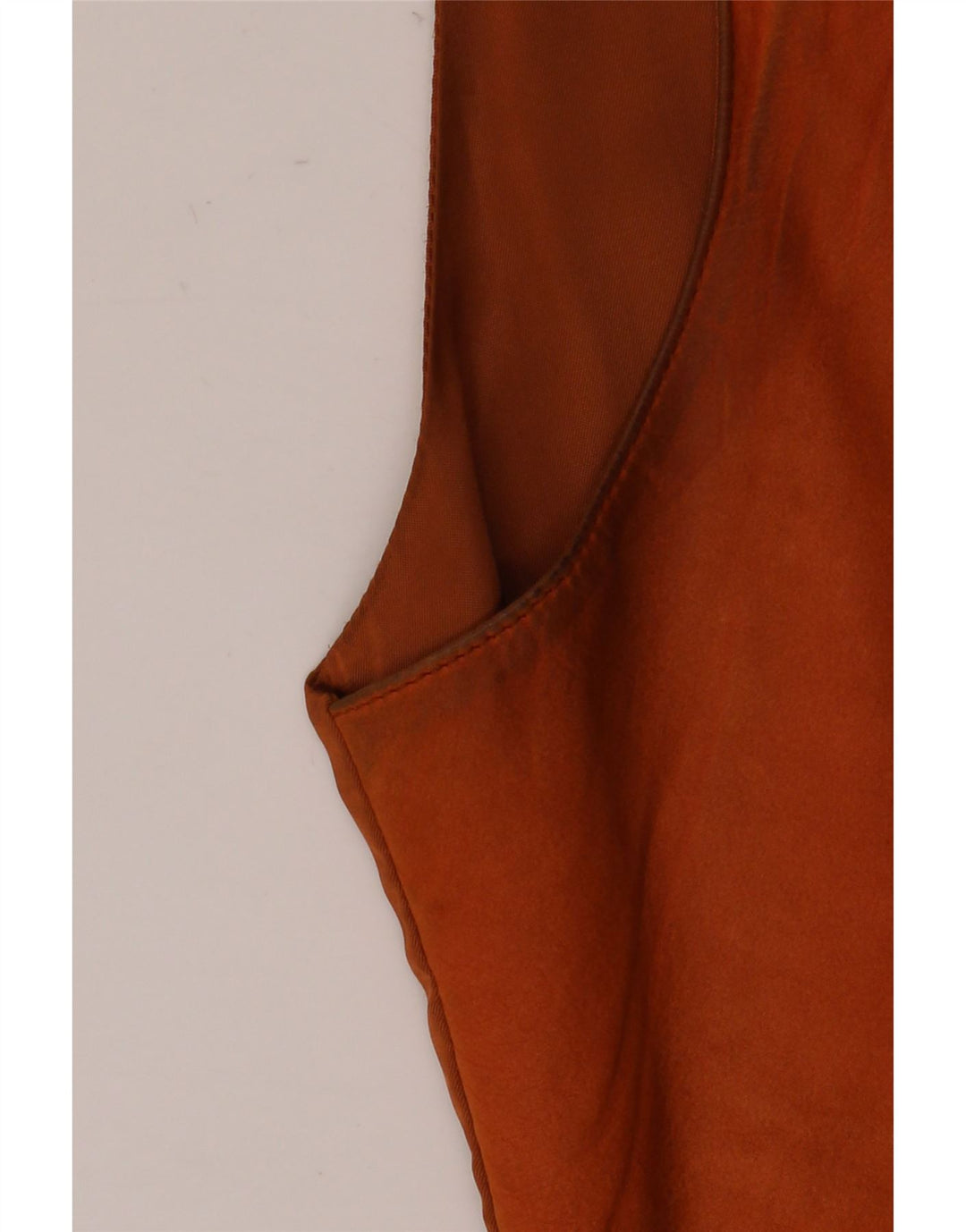 Винтажный мужской кожаный жилет XL коричневый кожаный