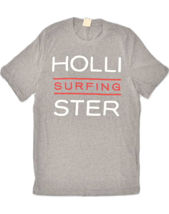 HOLLISTER Mens Graphic T-Shirt Top Small Grey Cotton | Vintage Hollister | Thrift | Second-Hand Hollister | Used Clothing | Messina Hembry 