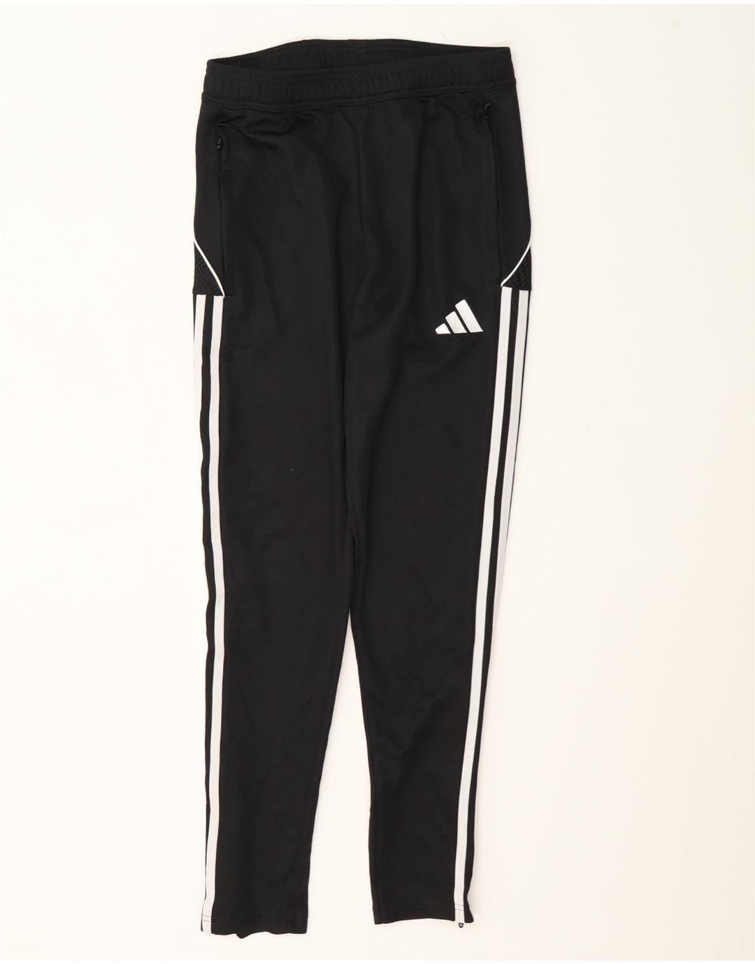 Мужские спортивные брюки Adidas Slim Fit, маленькие черные полиэстеровые брюки