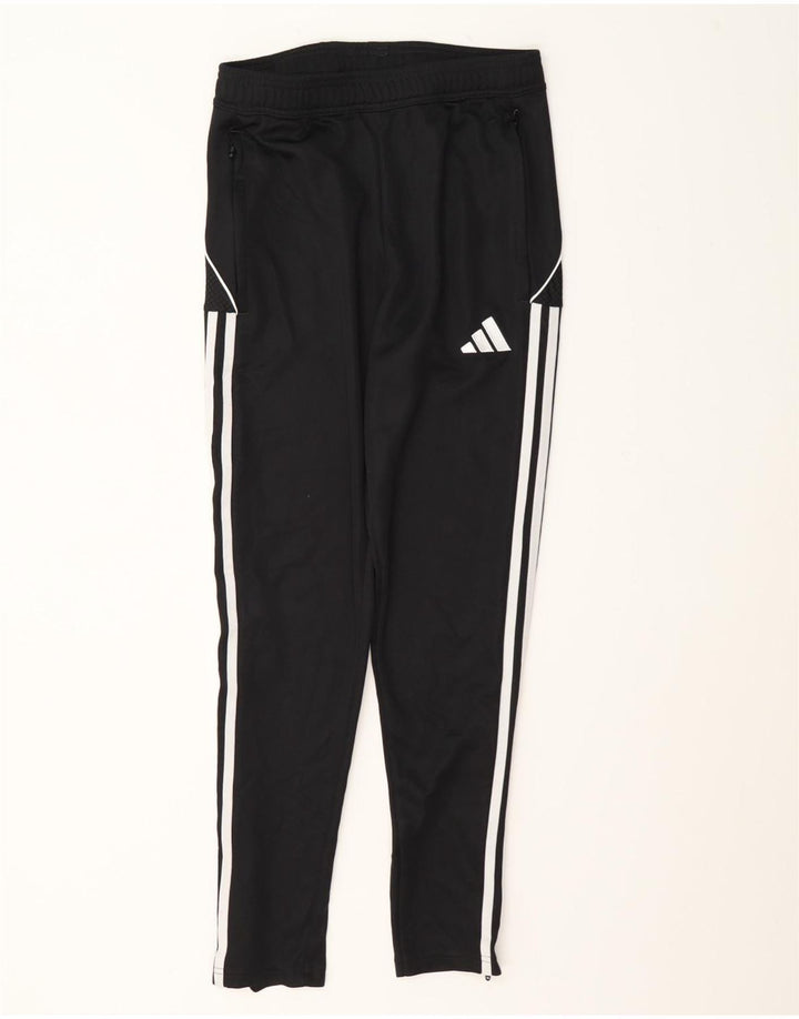 Мужские спортивные брюки Adidas Slim Fit, маленькие черные полиэстеровые брюки