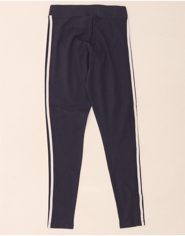 Женские леггинсы Adidas UK 12 Medium Navy Blue