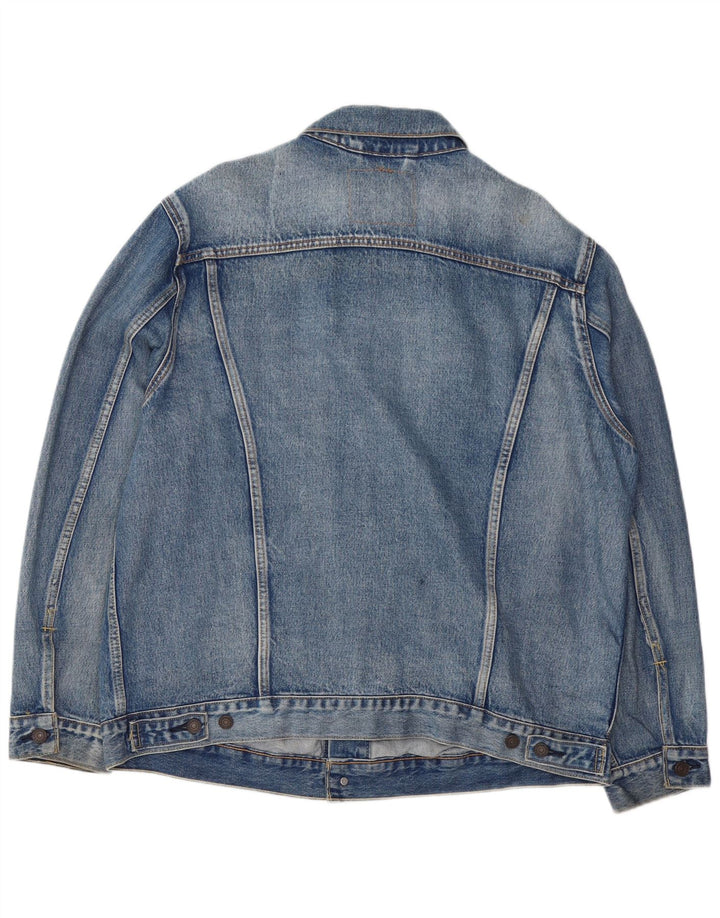 Мужская джинсовая куртка Levi's UK 42 XL, синяя, хлопок