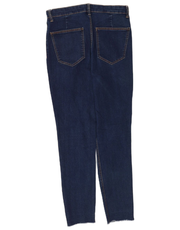 Женские джинсы скинни Zara EU 42, большие W32 L26, темно-синие