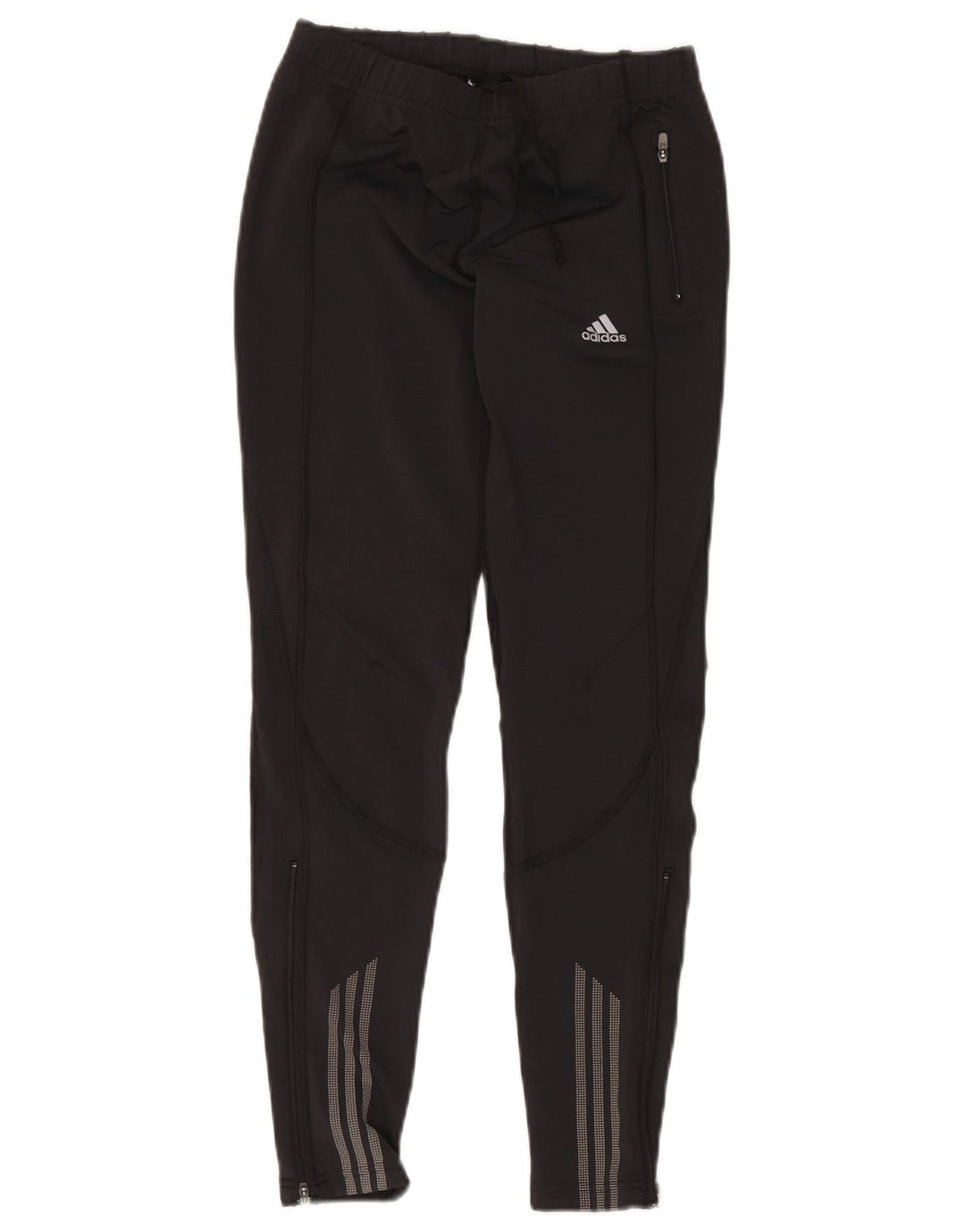 Женские спортивные брюки Adidas Climacool UK 14, средний черный полиэстер
