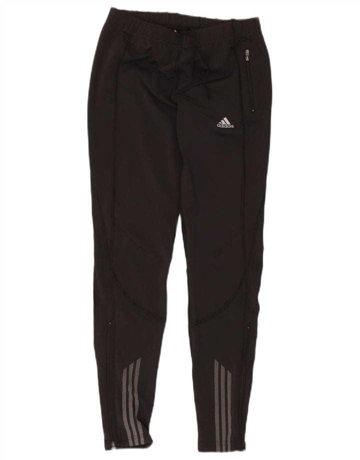 Женские спортивные брюки Adidas Climacool UK 14, средний черный полиэстер