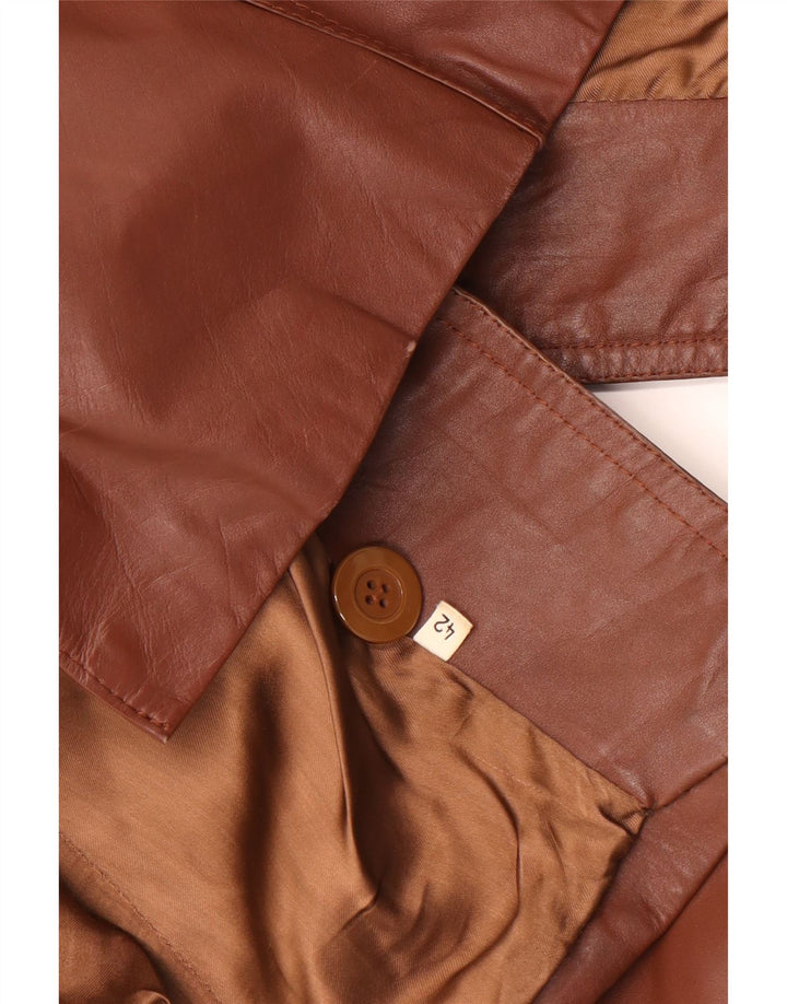Куртка женская кожаная VINTAGE IT 42 Medium Brown