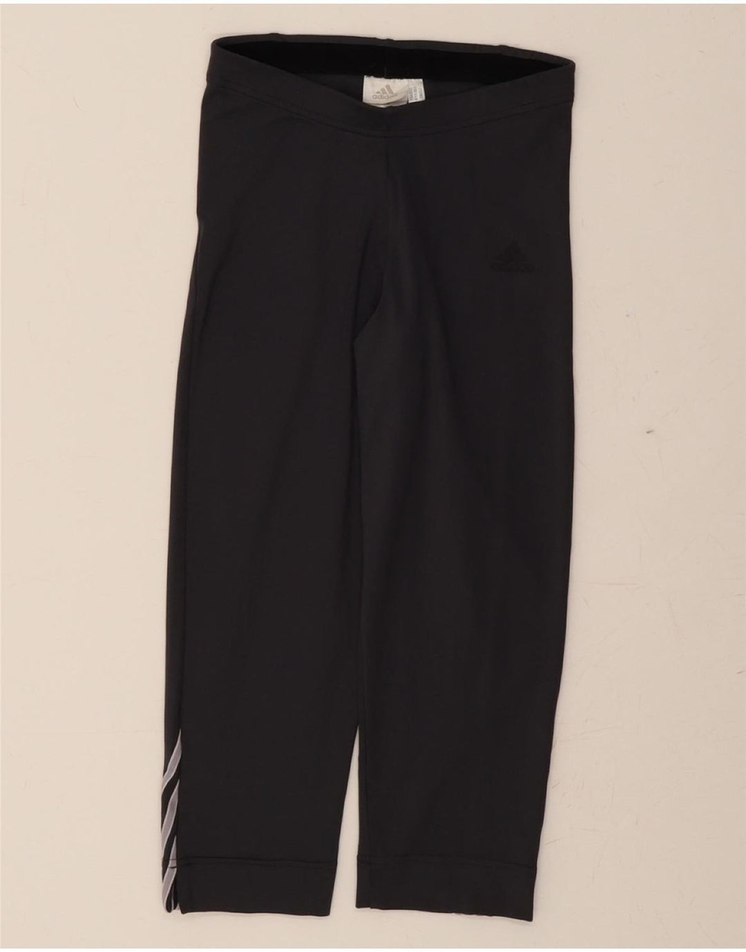 ADIDAS Womens Climalite Capri Leggings UK 10 Small Grey Vintage Adidas and Second-Hand Adidas from Messina Hembry 