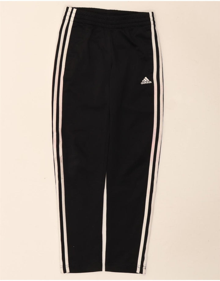 Спортивные брюки Adidas для мальчиков 9-10 лет, черный полиэстер