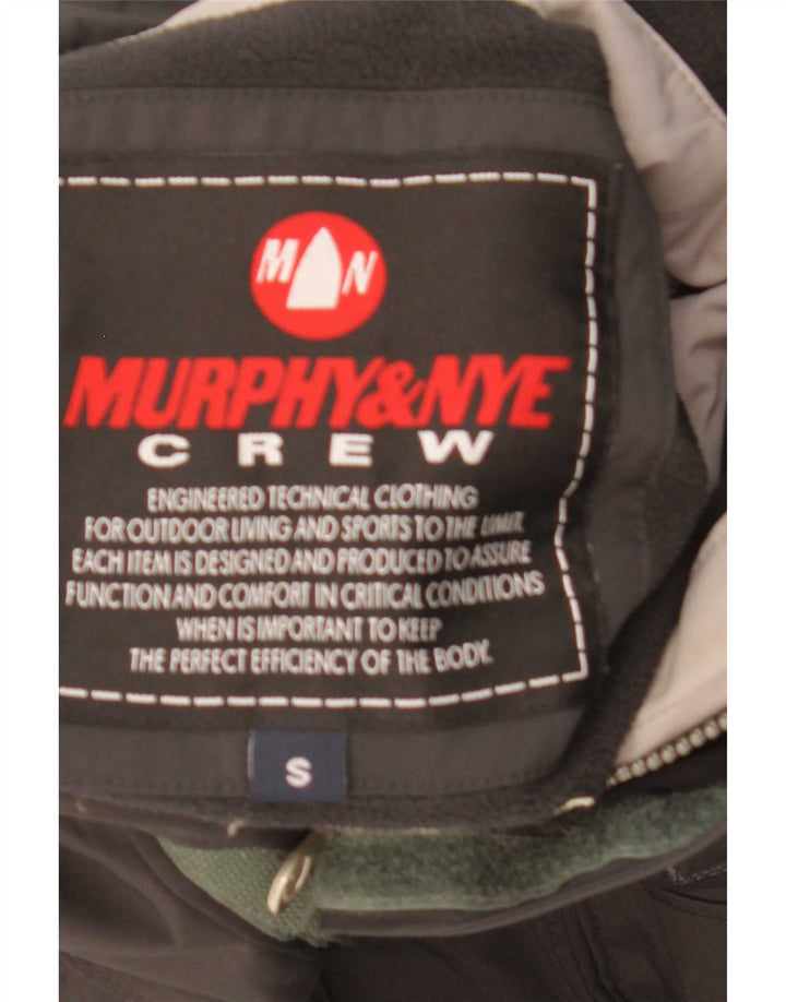 Мужская ветровка свободного кроя с рисунком Murphy & Nye, Великобритания 36, маленькая черная