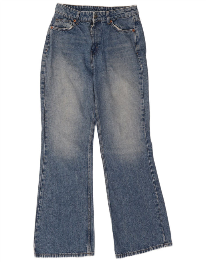 Женские расклешенные джинсы Topshop W30 L32, синий хлопок