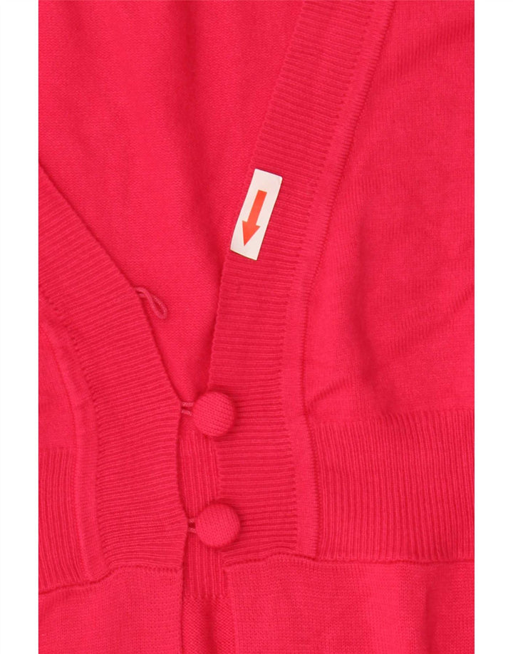 Женский кардиган Marks & Spencer, Великобритания, 8, маленький, розовый, вискоза