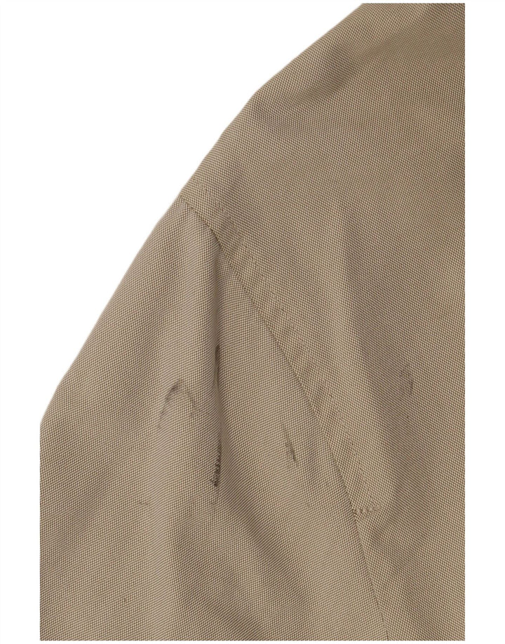 Мужское пальто Massimo Dutti EU 40, большой цвет хаки, хлопок