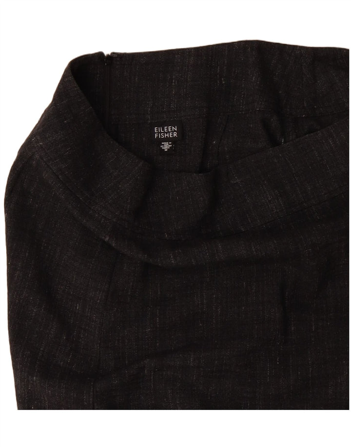 EILEEN FISHER Womens Straight Skirt Medium W30 Grey Flecked