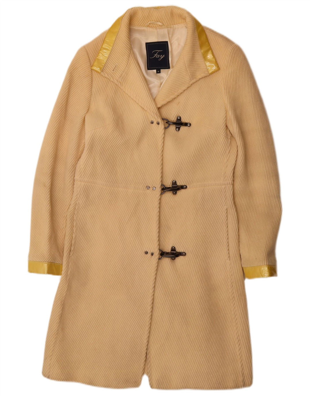 Женское пальто Fay UK 12 Medium Beige Wool