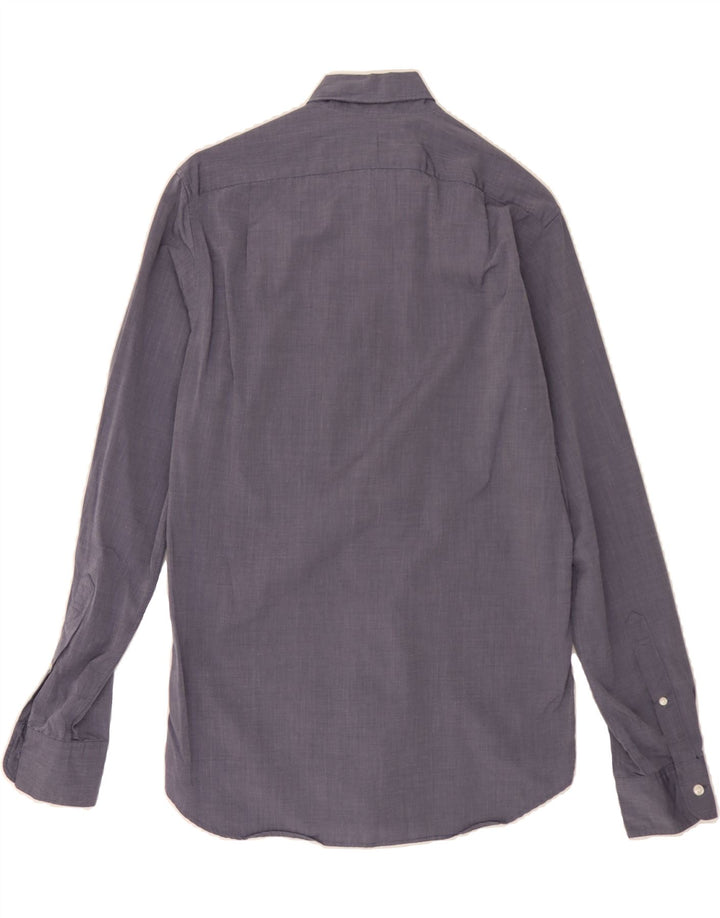 J. CREW Mens Slim Shirt Small Navy Blue Cotton Vintage J. Crew and Second-Hand J. Crew from Messina Hembry 