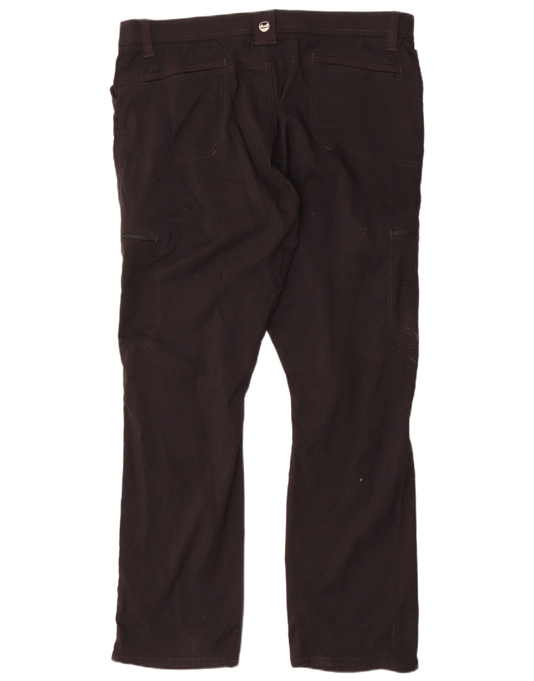 WRANGLER Женские прямые брюки карго W42 L30, черный нейлон