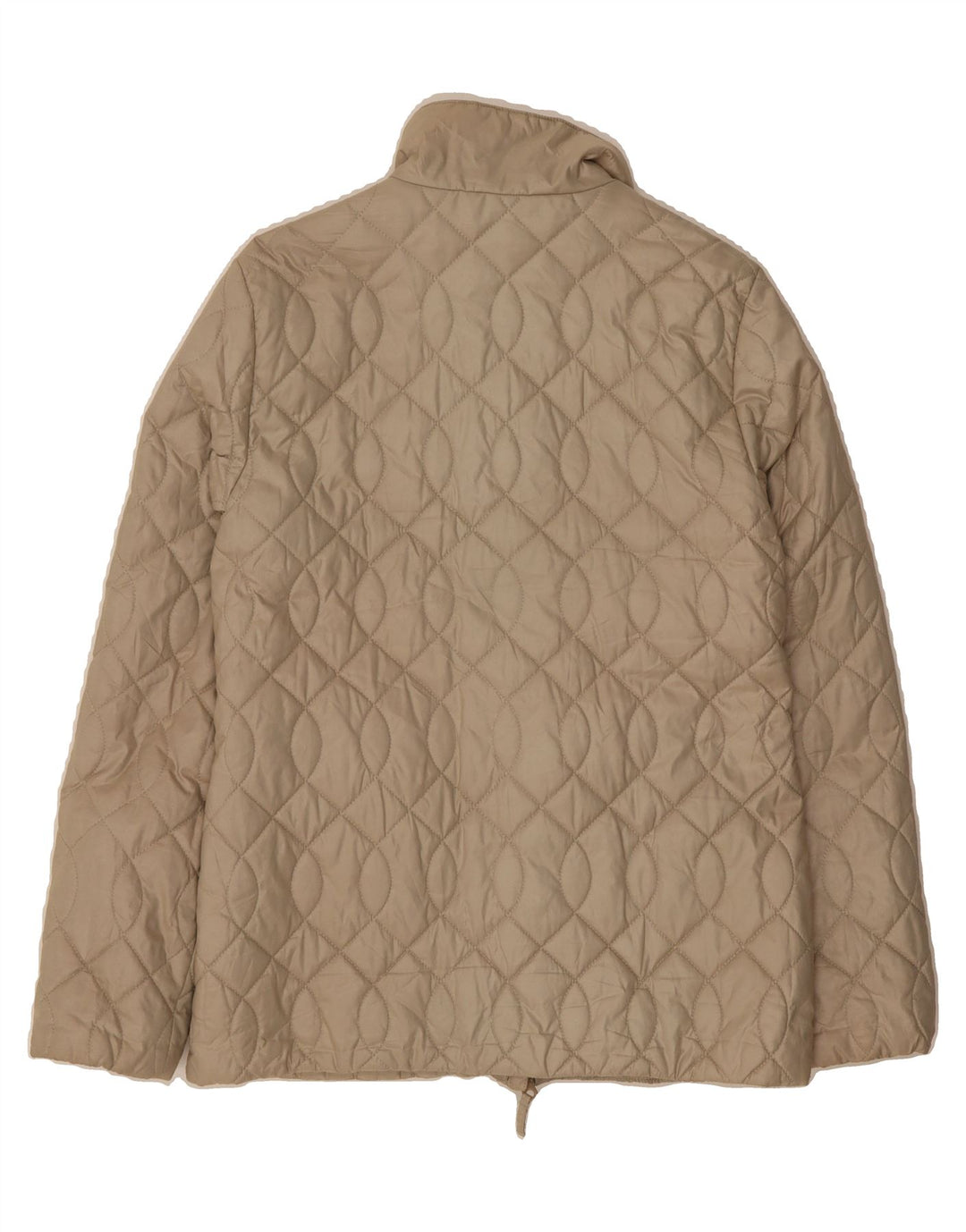 DIADORA Womens Oversized Quilted Jacket UK 10 Small Grey Polyester Vintage Diadora and Second-Hand Diadora from Messina Hembry 