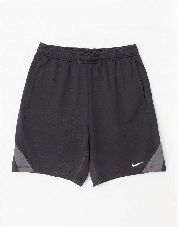 Спортивные шорты Nike Dri Fit для мальчиков 13–14 лет, XL, черные цветные блоки