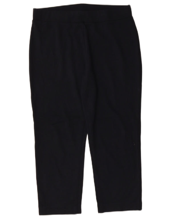 Женские укороченные брюки Marks & Spencer UK 14, большие W32 L23, темно-синие