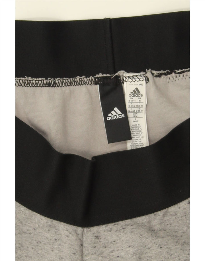 ADIDAS Womens Tracksuit Trousers UK 12/14 Medium  Grey Cotton Vintage Adidas and Second-Hand Adidas from Messina Hembry 