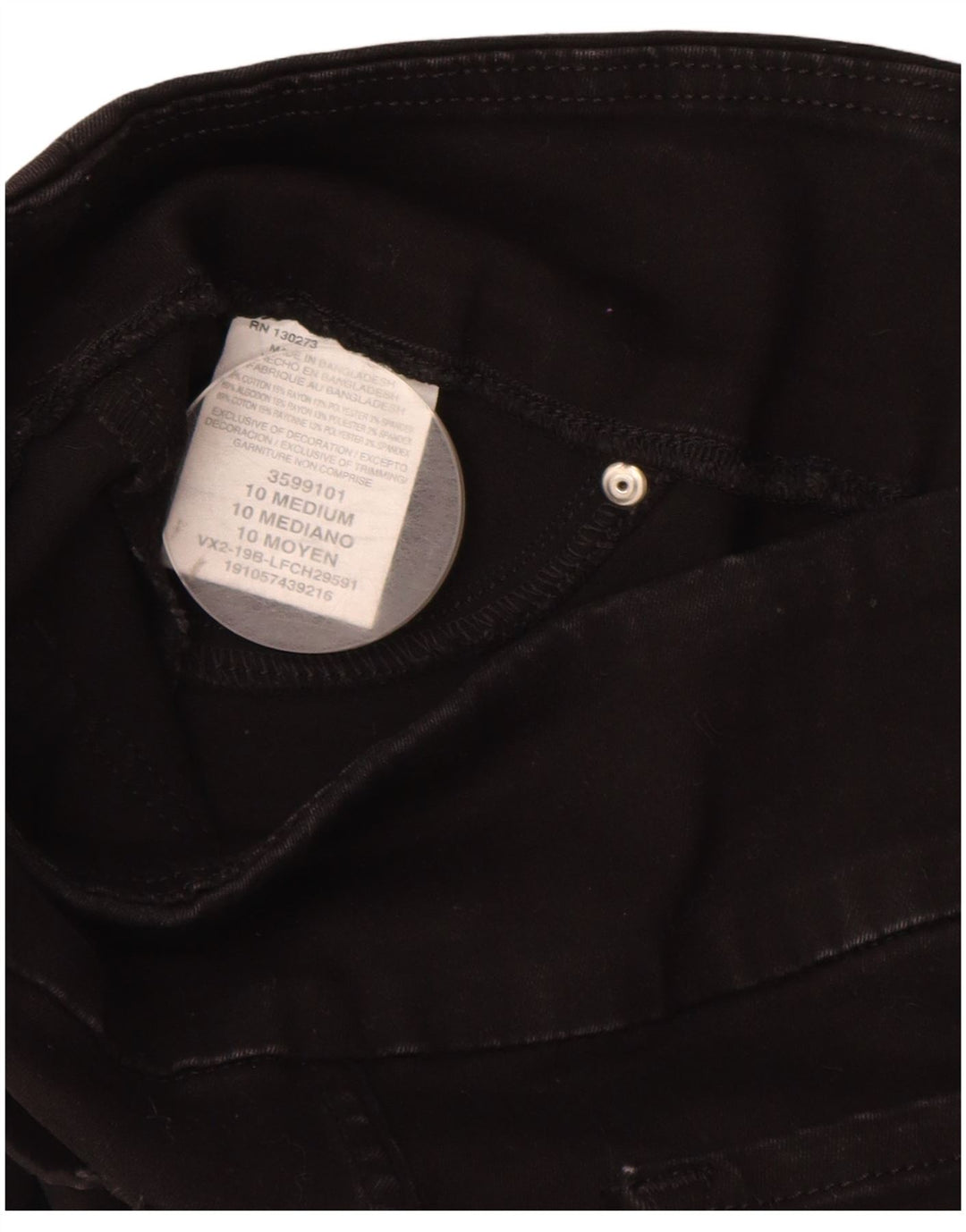 Женские облегающие шорты-бермуды Lee, размер США 10, большой размер W30, черный хлопок